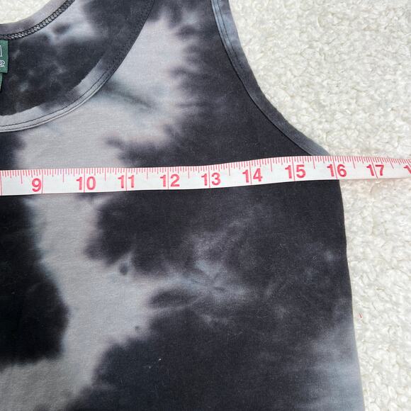 Wild Fable Black Tie Dye Tank Medium - Picture 3 of 4